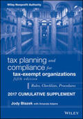 Blazek / Adams |  Tax Planning and Compliance for Tax-Exempt Organizations, 2017 Cumulative Supplement | eBook | Sack Fachmedien
