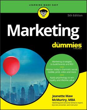 McMurtry | McMurtry, J: Marketing For Dummies 5e | Buch | 978-1-119-36557-0 | sack.de