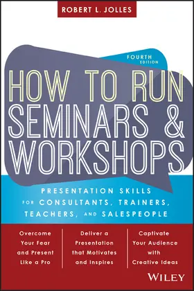 Jolles | How to Run Seminars and Workshops | Buch | 978-1-119-37434-3 | www.sack.de