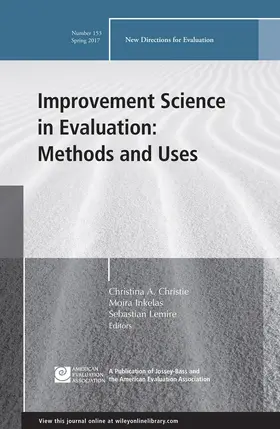 Christie / Inkelas / Lemire | Improvement Science in Evaluation: Methods and Uses | Buch | 978-1-119-37866-2 | www.sack.de