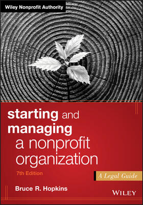 Hopkins | Starting and Managing a Nonprofit Organization | Buch | sack.de