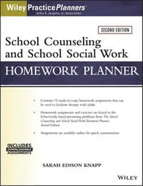 Knapp / Berghuis |  School Counseling and Social Work Homework Planner (with Download) | eBook | Sack Fachmedien