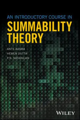 Aasma / Dutta / Natarajan | An Introductory Course in Summability Theory | E-Book | www.sack.de