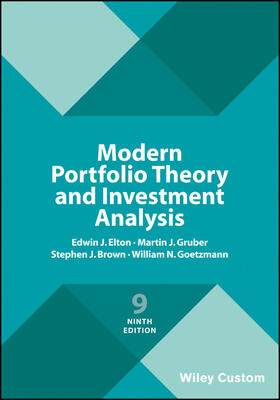 Elton / Gruber / Brown | Modern Portfolio Theory and Investment Analysis | Buch | 978-1-119-42729-2 | sack.de
