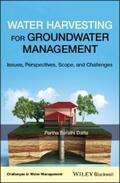 Datta |  Water Harvesting for Groundwater Management | eBook | Sack Fachmedien