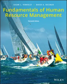 DeCenzo / Verhulst |  Fundamentals of Human Resource Management | Buch |  Sack Fachmedien