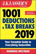 Weltman |  J.K. Lasser's 1001 Deductions and Tax Breaks 2019: Your Complete Guide to Everything Deductible | Buch |  Sack Fachmedien