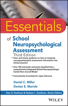Miller / Maricle / Kaufman |  Essentials of School Neuropsychological Assessment | Buch |  Sack Fachmedien