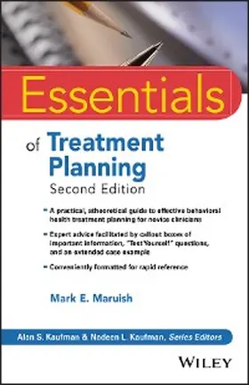 Maruish |  Essentials of Treatment Planning | eBook | Sack Fachmedien