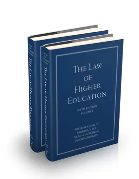 Kaplin / Lee / Hutchens | The Law of Higher Education, 2 Volume Set | Buch | 978-1-119-55118-8 | sack.de
