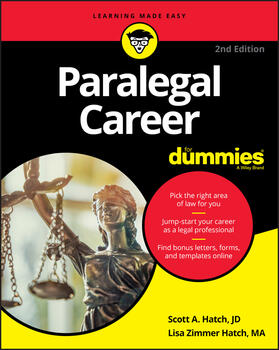 Hatch |  Paralegal Career For Dummies | Buch |  Sack Fachmedien