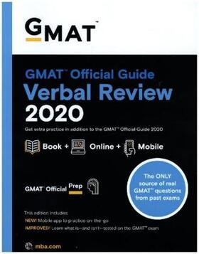 GMAT Official Guide 2020 Verbal Review | Buch | 978-1-119-57611-2 | sack.de
