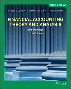 Cathey / Schroeder / Clark |  Financial Accounting Theory and Analysis | Buch |  Sack Fachmedien
