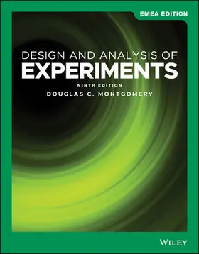 Montgomery |  Design and Analysis of Experiments | Buch |  Sack Fachmedien