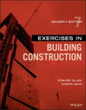 Allen / Iano | Exercises in Building Construction | E-Book | www.sack.de