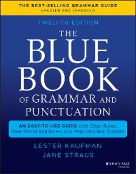 Kaufman / Straus | The Blue Book of Grammar and Punctuation | E-Book | sack.de