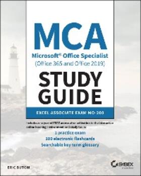 Butow |  MCA Microsoft Office Specialist (Office 365 and Office 2019) Study Guide | eBook | Sack Fachmedien