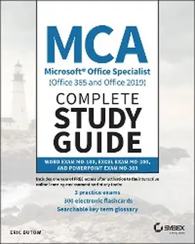 Butow |  MCA Microsoft Office Specialist (Office 365 and Office 2019) Complete Study Guide | eBook | Sack Fachmedien