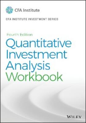  Quantitative Investment Analysis, Workbook | eBook | Sack Fachmedien
