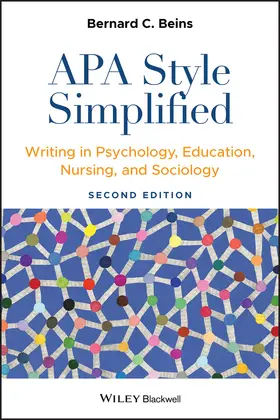 Beins |  APA Style Simplified | Buch |  Sack Fachmedien
