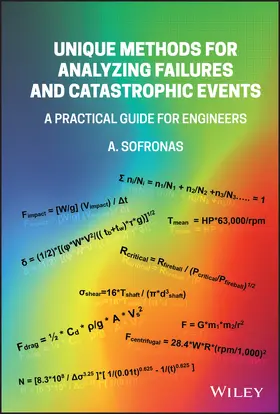 Sofronas |  Unique Methods for Analyzing Failures and Catastrophic Events | Buch |  Sack Fachmedien