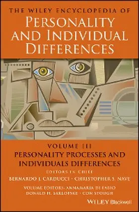Di Fabio / Saklofske / Stough |  The Wiley Encyclopedia of Personality and Individual Differences, Personality Processes and Individuals Differences | eBook | Sack Fachmedien
