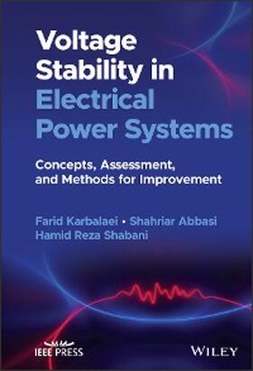 Karbalaei / Abbasi / Shabani |  Voltage Stability in Electrical Power Systems | eBook | Sack Fachmedien