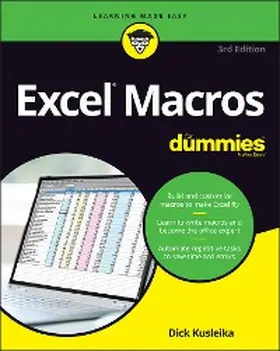 Kusleika | Excel Macros For Dummies | E-Book | www.sack.de