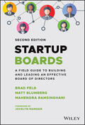 Feld / Blumberg / Ramsinghani |  Startup Boards | Buch |  Sack Fachmedien