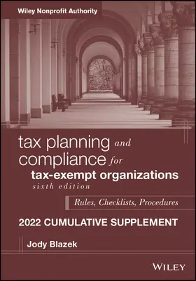 Blazek |  Tax Planning and Compliance for Tax-Exempt Organizations | Buch |  Sack Fachmedien