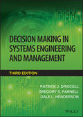 Driscoll / Parnell / Henderson |  Decision Making in Systems Engineering and Management | Buch |  Sack Fachmedien