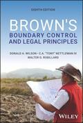 Wilson / Nettleman / Robillard |  Brown's Boundary Control and Legal Principles | Buch |  Sack Fachmedien