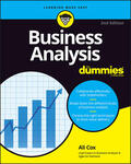 Cox |  Business Analysis For Dummies | Buch |  Sack Fachmedien