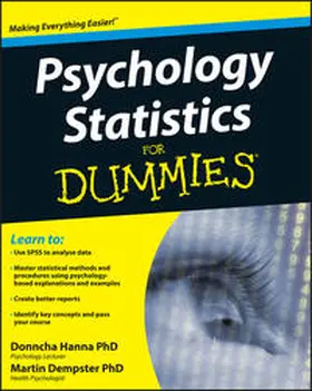Hanna / Dempster |  Psychology Statistics For Dummies | eBook | Sack Fachmedien