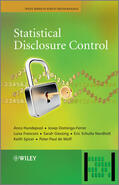 Hundepool / Domingo-Ferrer / Franconi |  Statistical Disclosure Control | Buch |  Sack Fachmedien