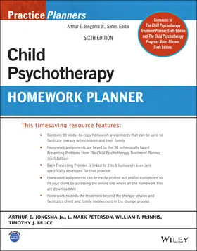 Jongsma / Peterson / McInnis | Child Psychotherapy Homework Planner | Buch | 978-1-119-98161-9 | www.sack.de