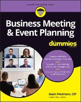 Friedmann |  Business Meeting & Event Planning For Dummies | eBook | Sack Fachmedien