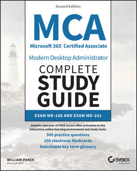 Panek | MCA Microsoft 365 Certified Associate Modern Desktop Administrator Complete Study Guide with 900 Practice Test Questions | Buch | 978-1-119-98464-1 | sack.de
