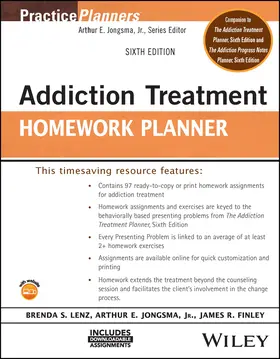 Lenz / Jongsma / Finley | Addiction Treatment Homework Planner | Buch | 978-1-119-98778-9 | www.sack.de