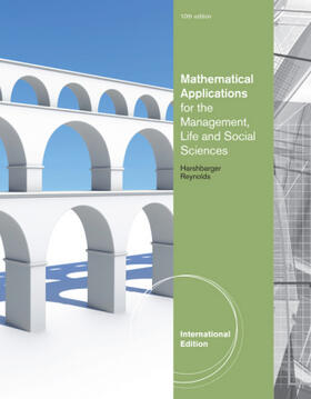 Harshbarger |  Mathematical Applications for the Management, Life, and Social Sciences, International Edition | Buch |  Sack Fachmedien