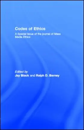 Black / Barney |  Codes of Ethics | eBook | Sack Fachmedien