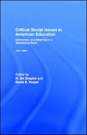 Shapiro / Purpel | Critical Social Issues in American Education | E-Book | sack.de