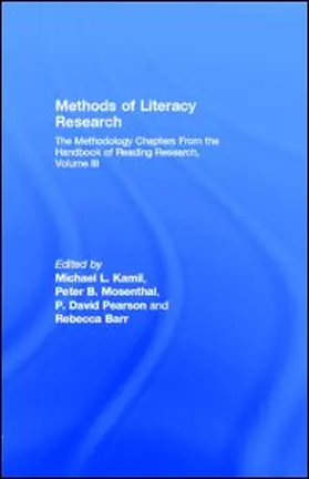 Kamil / Mosenthal / Pearson |  Methods of Literacy Research | eBook | Sack Fachmedien