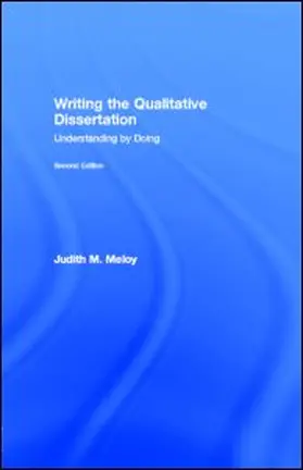 Meloy | Writing the Qualitative Dissertation | E-Book | www.sack.de