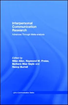 Allen / Preiss / Gayle | Interpersonal Communication Research | E-Book | sack.de