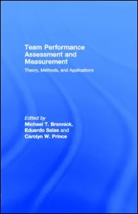 Brannick / Salas / Prince | Team Performance Assessment and Measurement | E-Book | www.sack.de