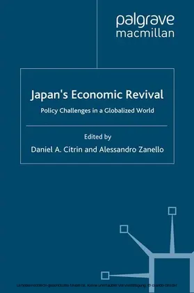 Citrin / Zanello |  Japan's Economic Revival | eBook | Sack Fachmedien