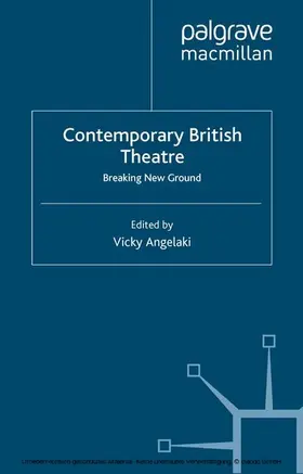 Angelaki |  Contemporary British Theatre | eBook | Sack Fachmedien