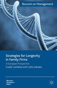 Corbetta / Loparo |  Strategies for Longevity in Family Firms | Buch |  Sack Fachmedien
