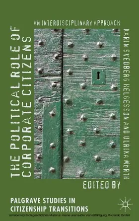Svedberg Helgesson / Mörth |  The Political Role of Corporate Citizens | eBook | Sack Fachmedien